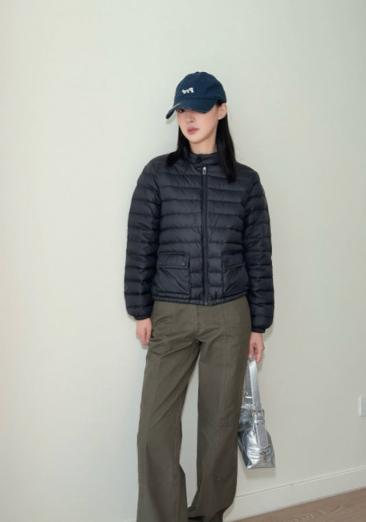 簡約薄羽絨服