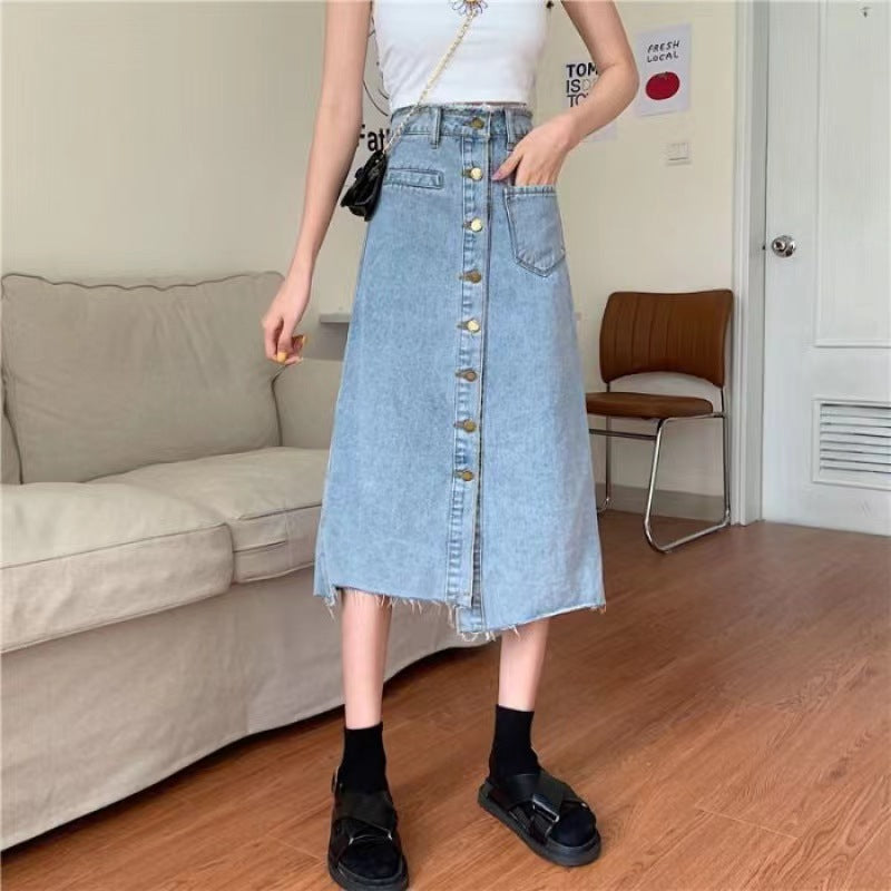 Unruly denim skirt
