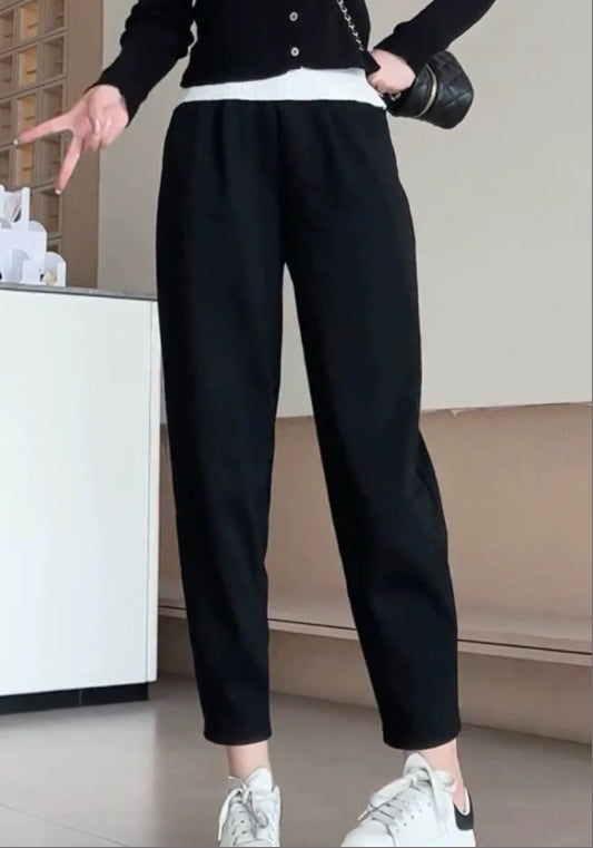 黑色哈倫褲