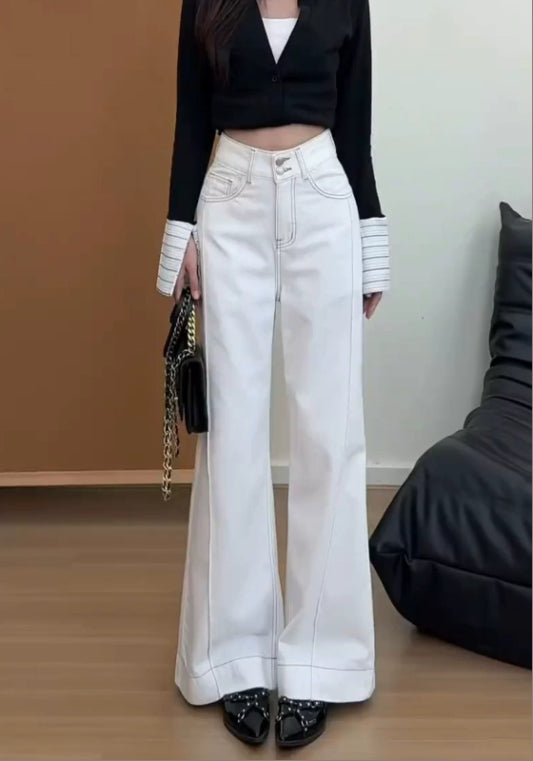 白色牛仔褲