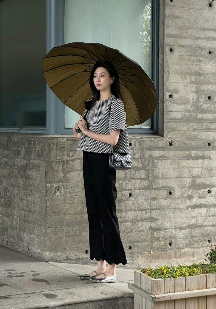Korean cool style age-reducing suit