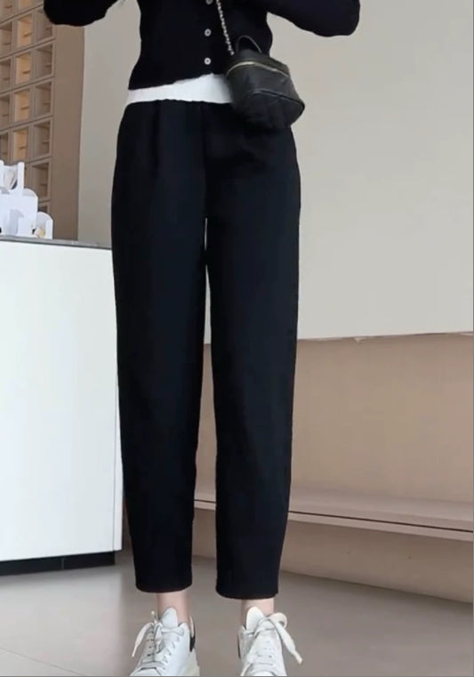 黑色哈倫褲