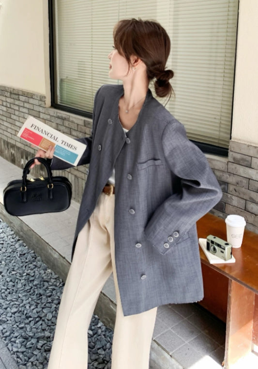 高級灰外套
