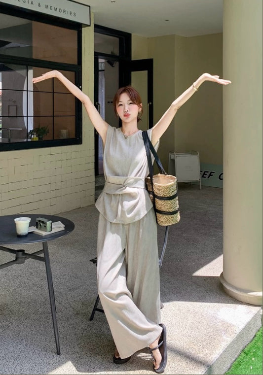收腰馬甲套裝
