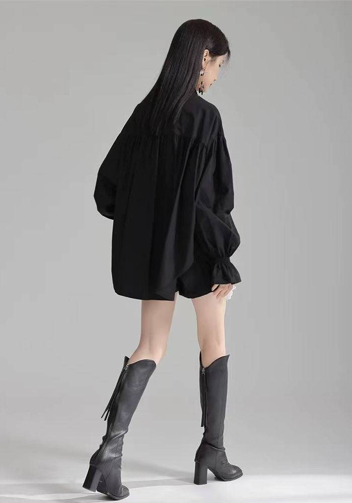 mid length bow shirt