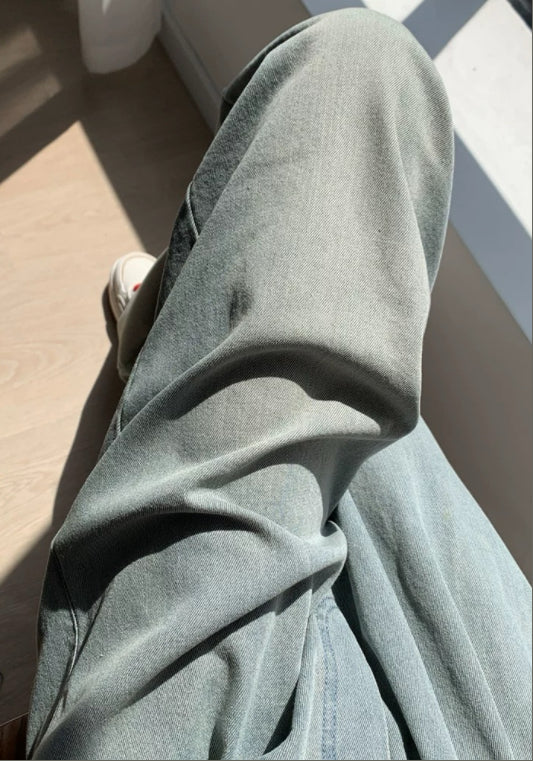 直筒牛仔褲
