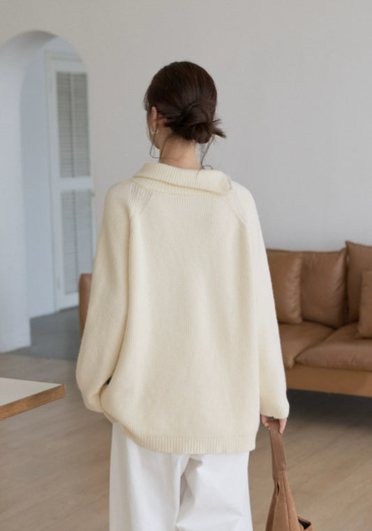 Zipper sweater