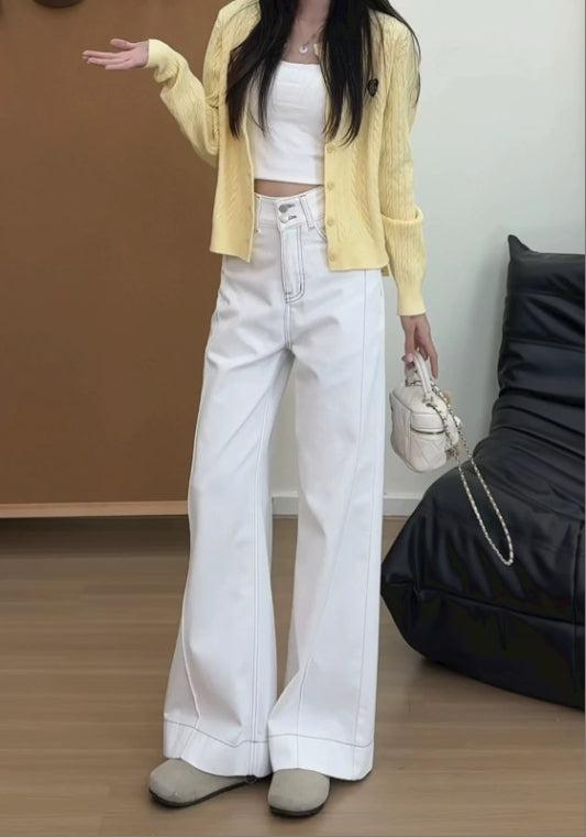 白色牛仔褲