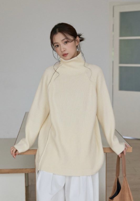 Zipper sweater