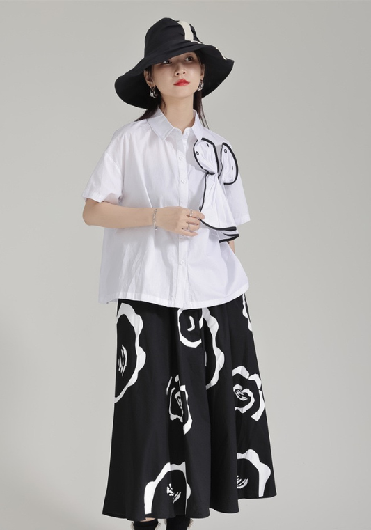 black and white print set
