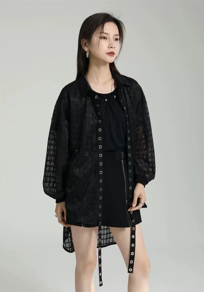 Unruly mesh sun protection shirt