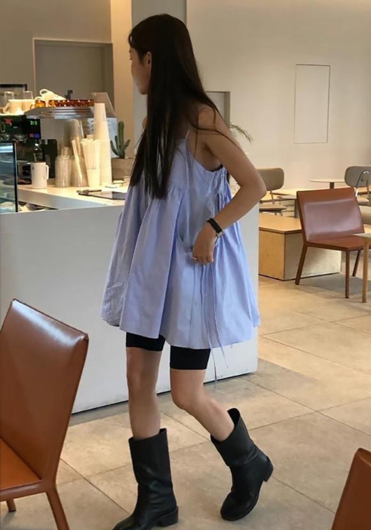 無袖背心連身裙