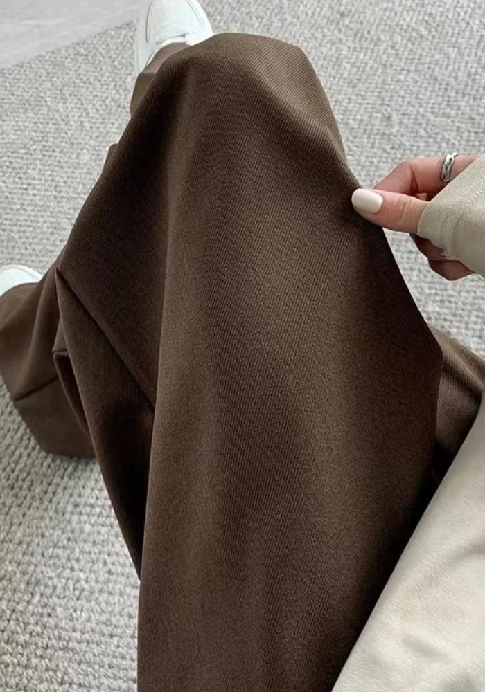 直管綁帶西裝褲