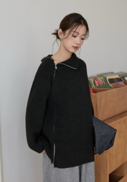 Zipper sweater