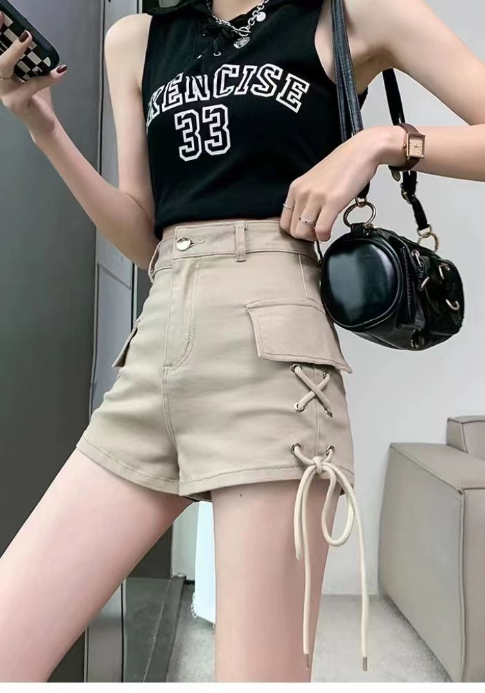 側邊帶彈力A字短褲