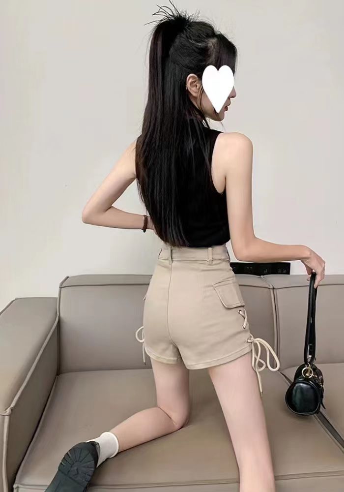 側邊帶彈力A字短褲