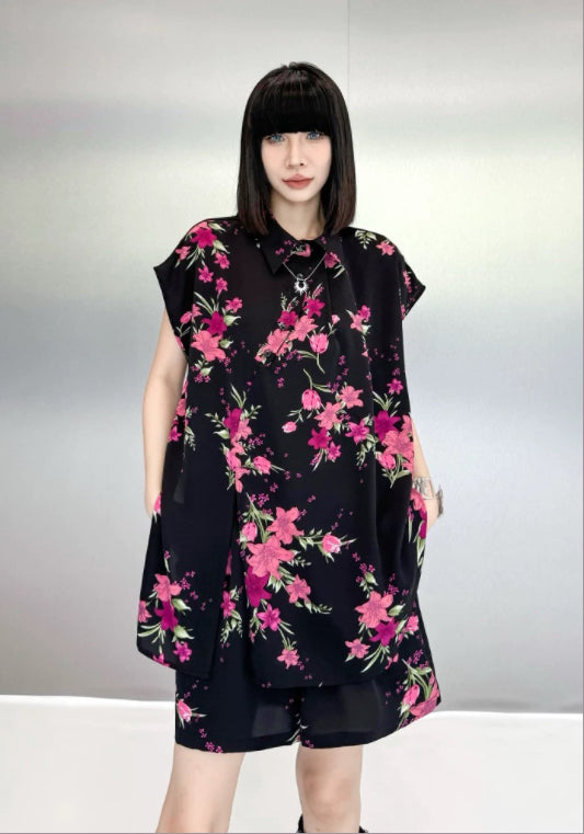 天絲花案套裝