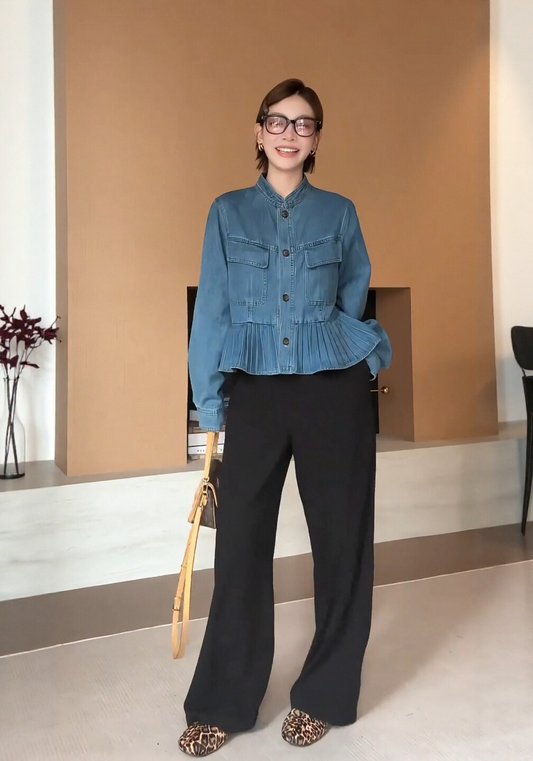 設計款牛仔外套