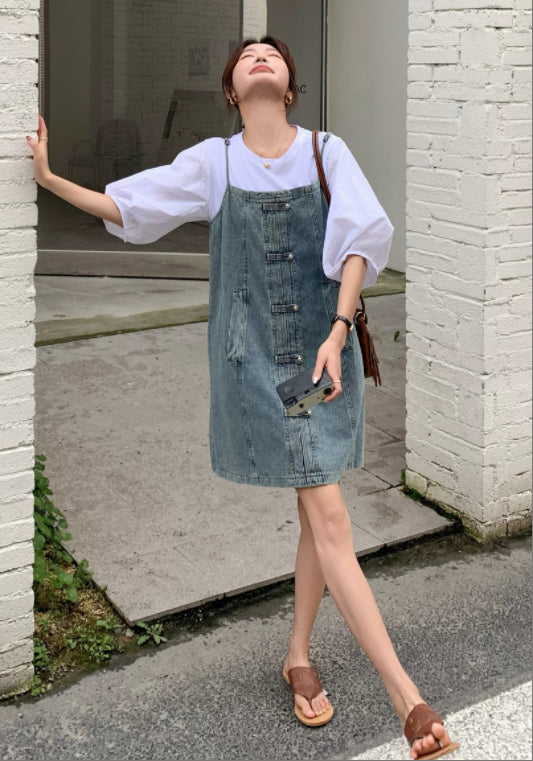 牛仔裙兩件套