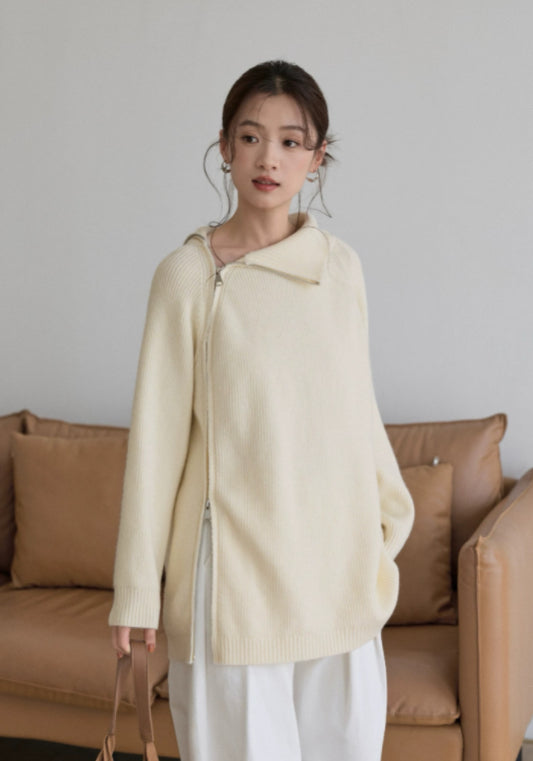 Zipper sweater