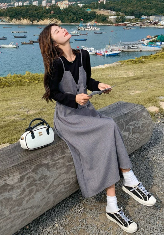 Suit dress two-piece set