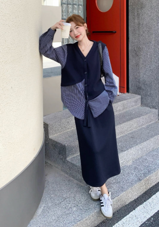 Checkered patchwork set