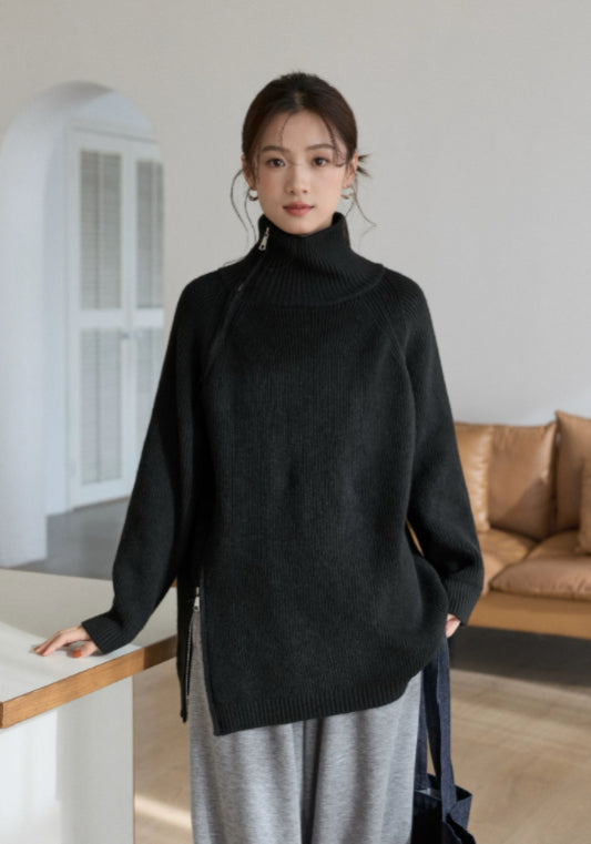 Zipper sweater