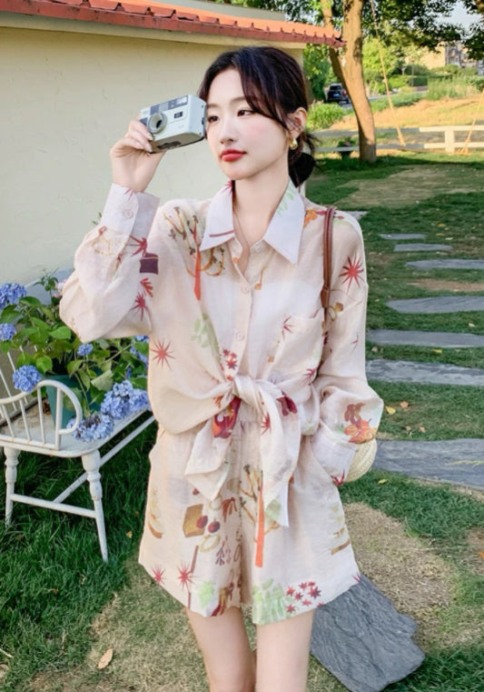 粉色度假套裝