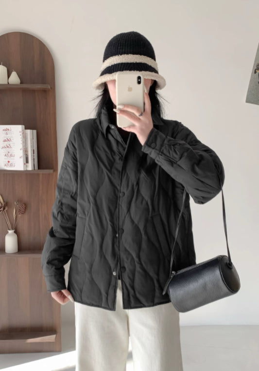 寬鬆薄羽絨