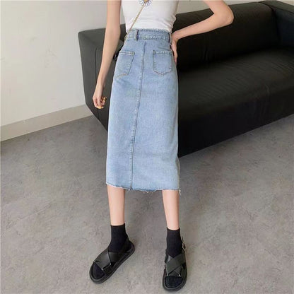 Unruly denim skirt
