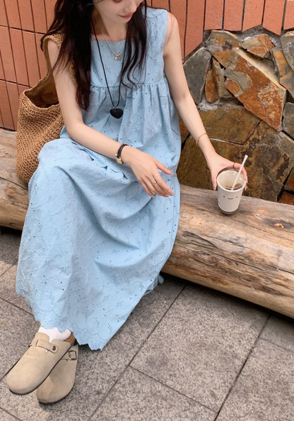 Embroidered Camisole + Skirt Set