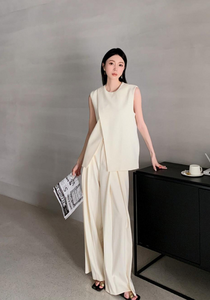 simple vest suit