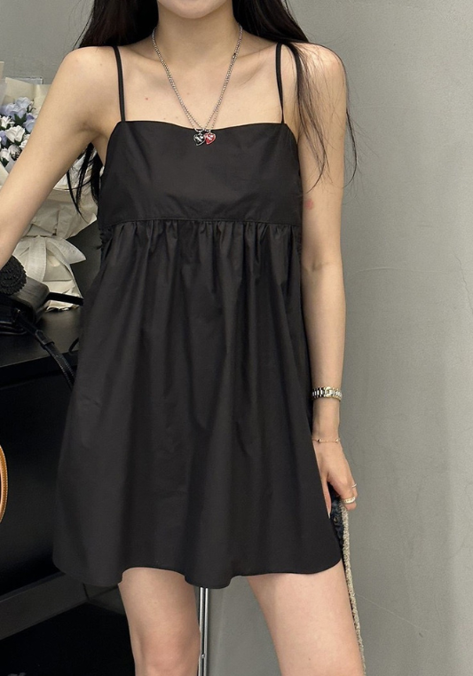 Sleeveless vest dress