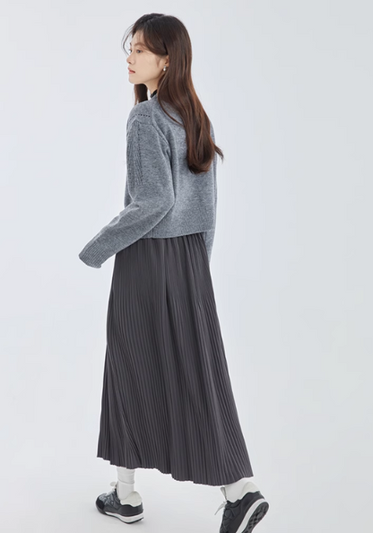 slit pullover sweater