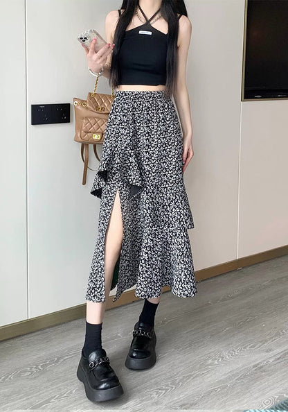 Unruly floral skirt