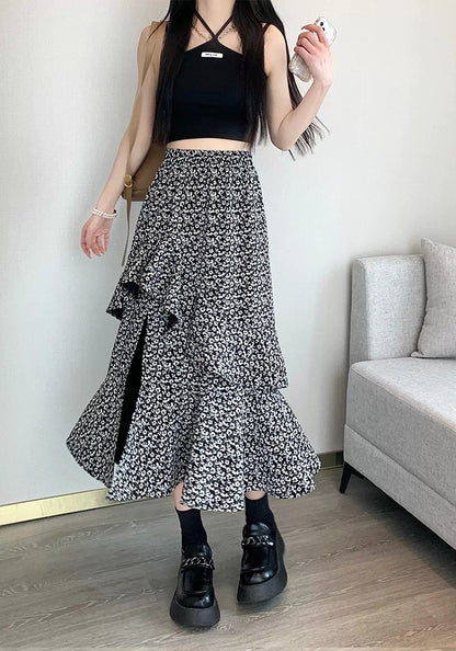 Unruly floral skirt
