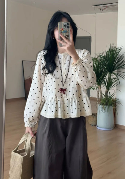 波點襯衫