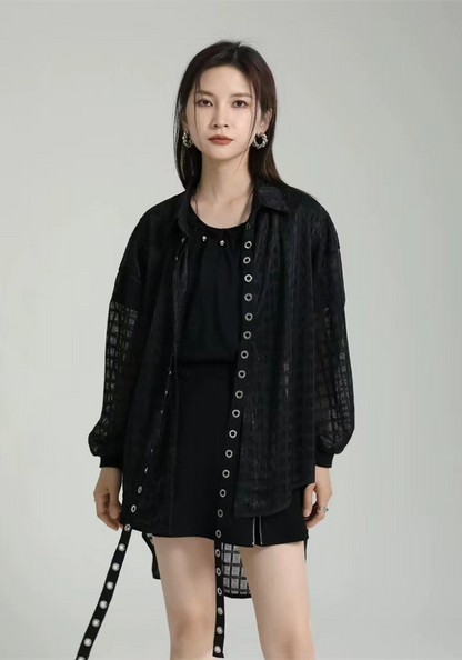 Unruly mesh sun protection shirt