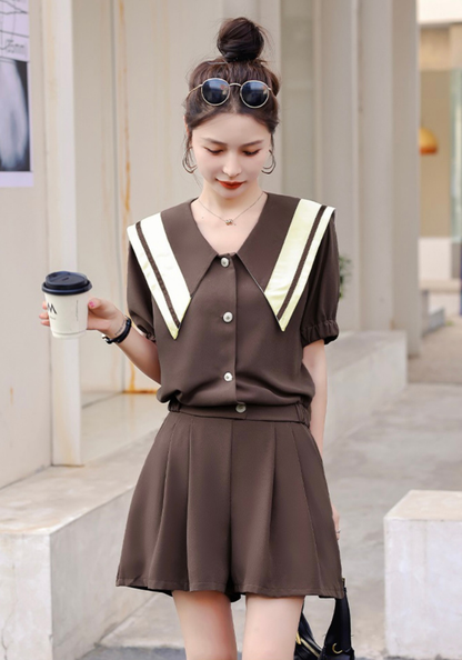 [Xiaoxiangfeng large lapel suit]