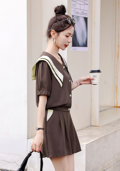[Xiaoxiangfeng large lapel suit]