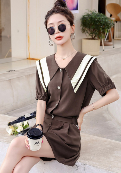 [Xiaoxiangfeng large lapel suit]