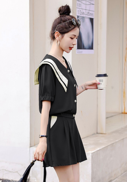 [Xiaoxiangfeng large lapel suit]