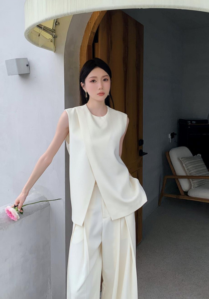 simple vest suit