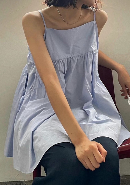 無袖背心連身裙