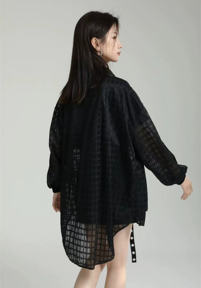 Unruly mesh sun protection shirt