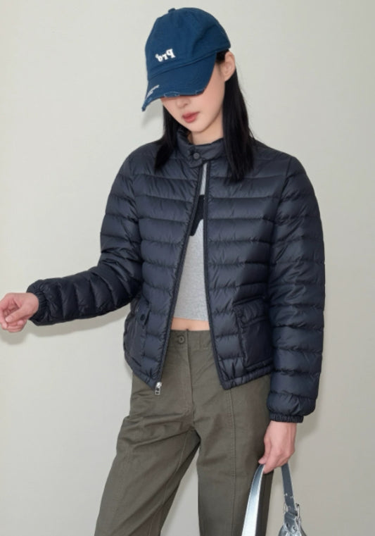 簡約薄羽絨服