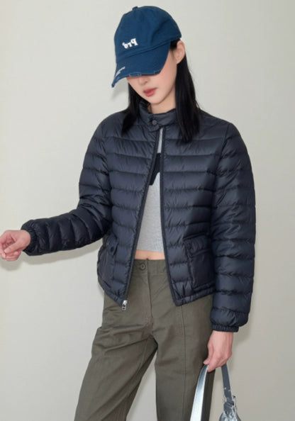 簡約薄羽絨服