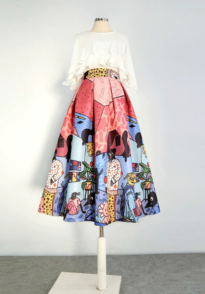 Graffiti large umbrella skirt-design style