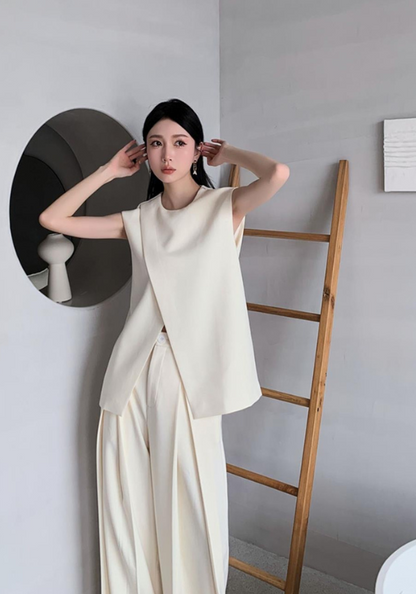 simple vest suit