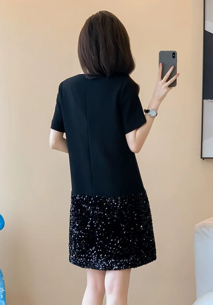 小香風亮片連身裙